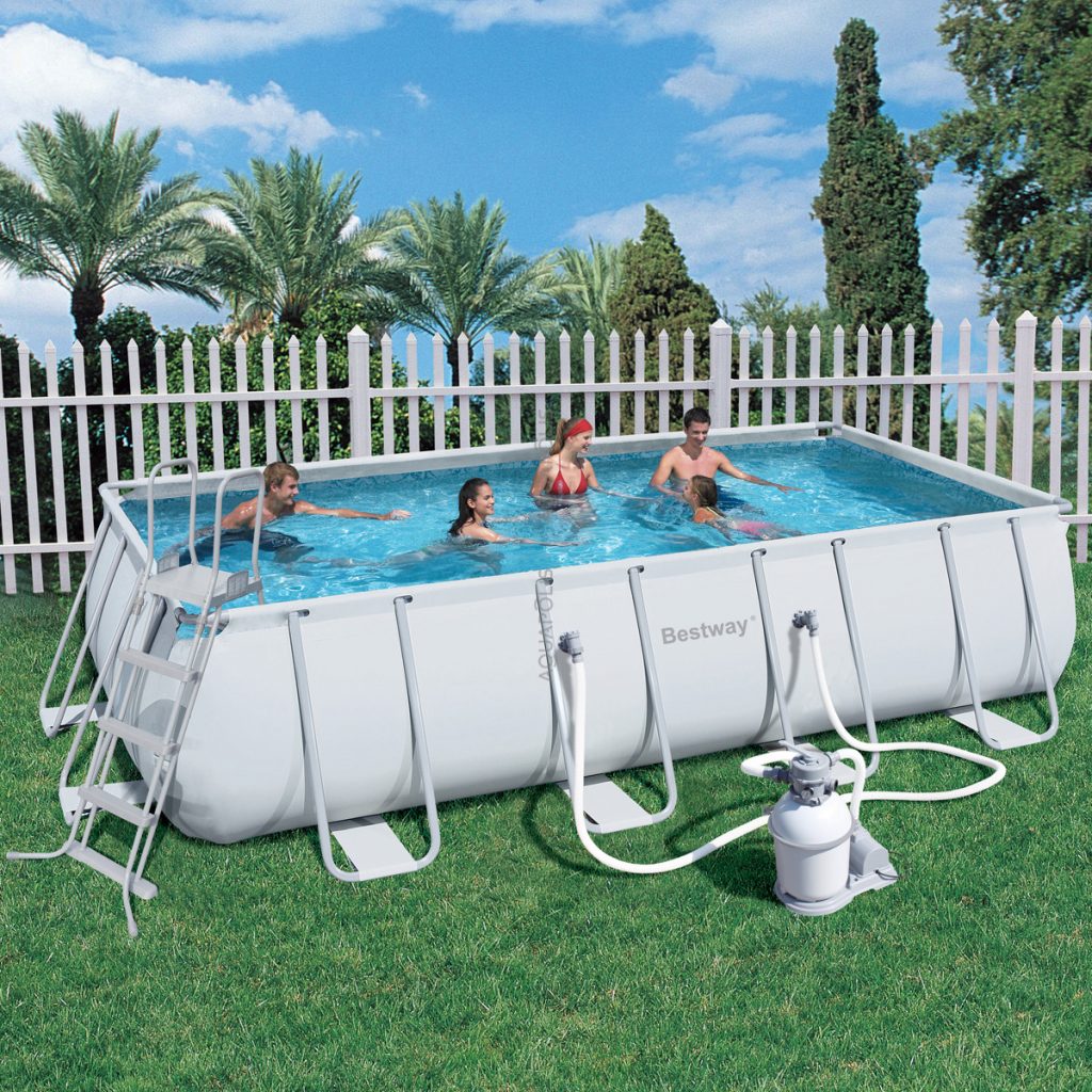 Metal frame pool. Bestway 56457. Каркасный бассейн 412х201х122см прямоугольный Bestway. Бассейн Бествей 549х274х122. Бассейн каркасный Bestway, 549х122 см.